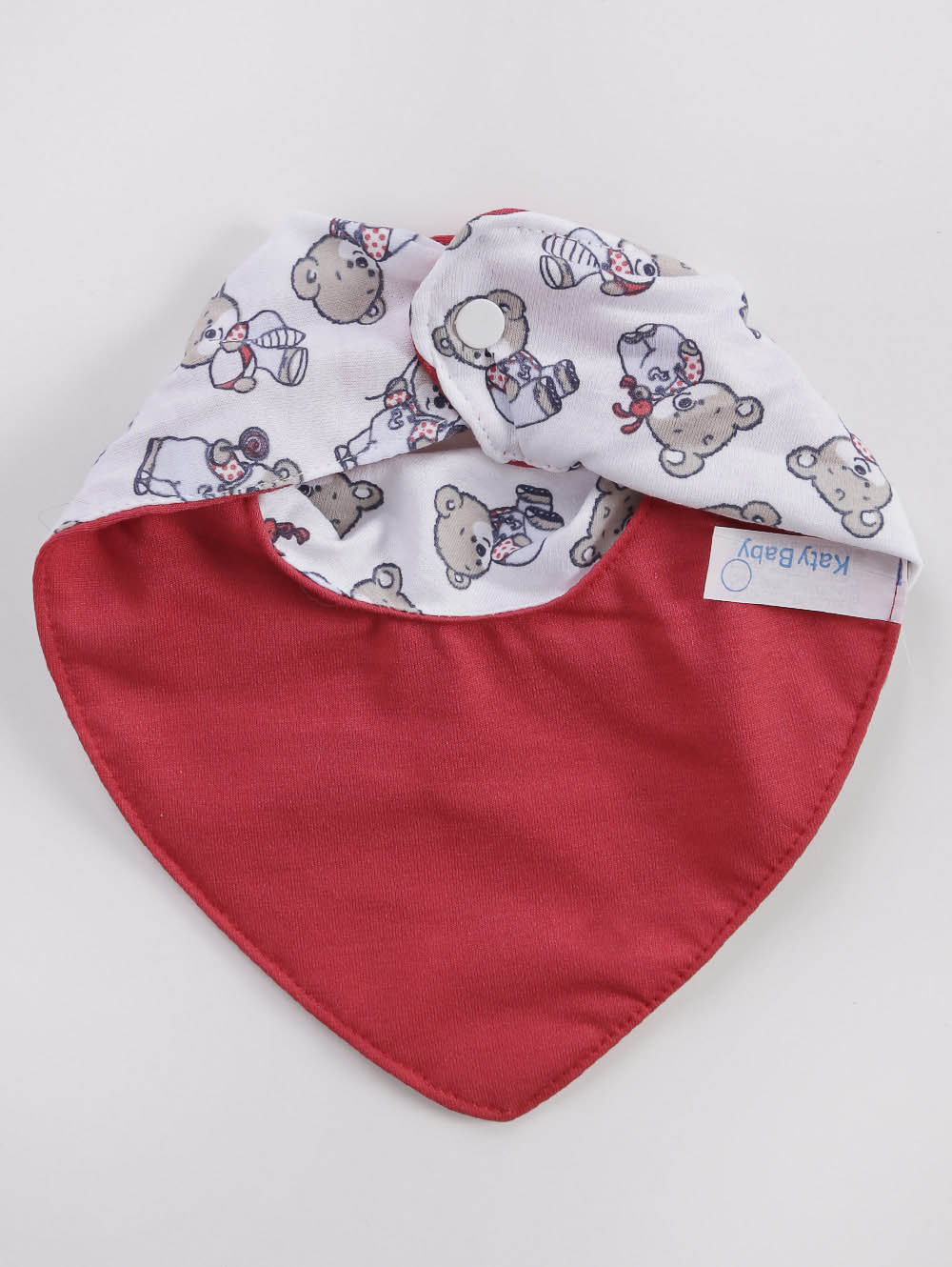 Babador Bandana Impermeavel Infantil Para Bebe Menino Vermelho Cinza Lojas Pompeia