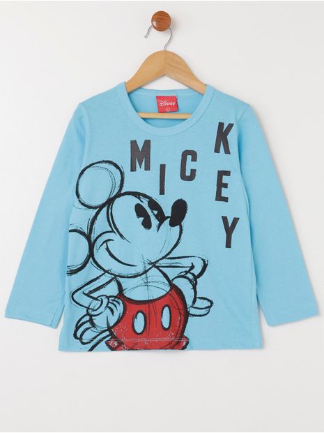 Camiseta-Manga-Longa-Disney-Infantil-Para-Menino---Azul