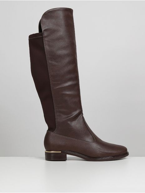 Bota Cano Longo Vizzano Feminina Marrom 34 Menor preço em Bota Cano Longo Vizzano Feminina Marrom 34