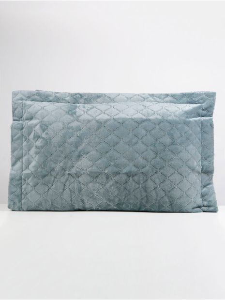 Porta Travesseiro Plush Hedrons Verde Menor preço em Porta Travesseiro Plush Hedrons Verde