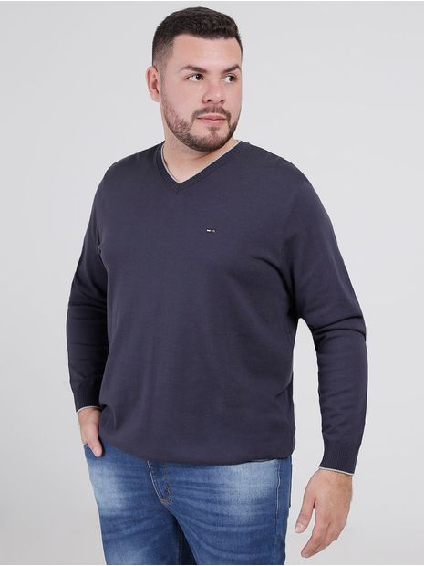 tricot plus size masculino