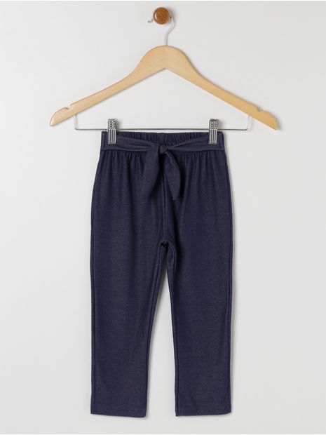 Calça Legging Infantil Para Menina - Azul 1 Menor preço em Calça Legging Infantil Para Menina - Azul 1