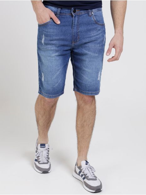 Bermuda-Jeans-com-Puidos-Masculina-Azul-38