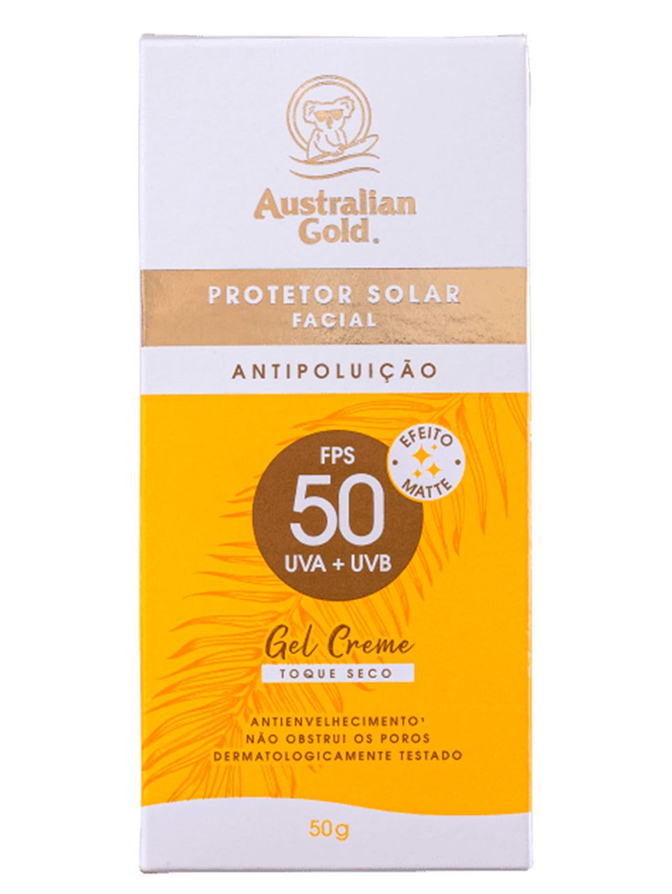 Protetor Solar Facial Matte Australian Gold