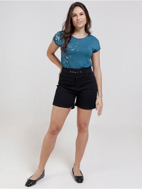 Short-Sarja-com-Cinto-Feminino-Preto