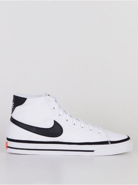 Tênis Casual Nike Court Legacy Mid Masculino Branco/Preto 39 Menor preço em Tênis Casual Nike Court Legacy Mid Masculino Branco/Preto 39