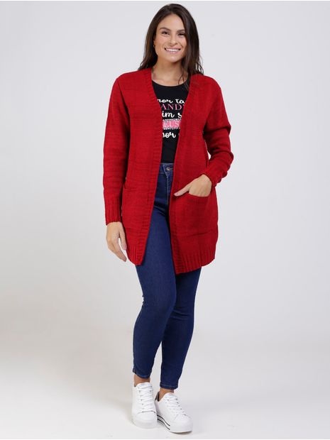 148561-casaco-tricot-adulto-ferreira-vermelho