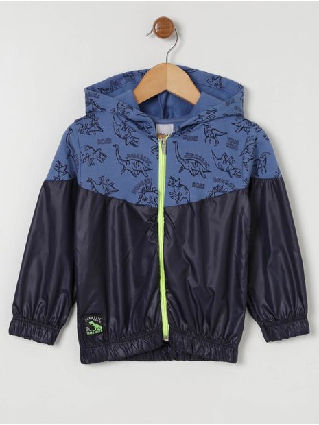 Jaqueta Corta Vento Infantil Para Menino - Azul Marinho/Azul 1 Menor preço em Jaqueta Corta Vento Infantil Para Menino - Azul Marinho/Azul 1