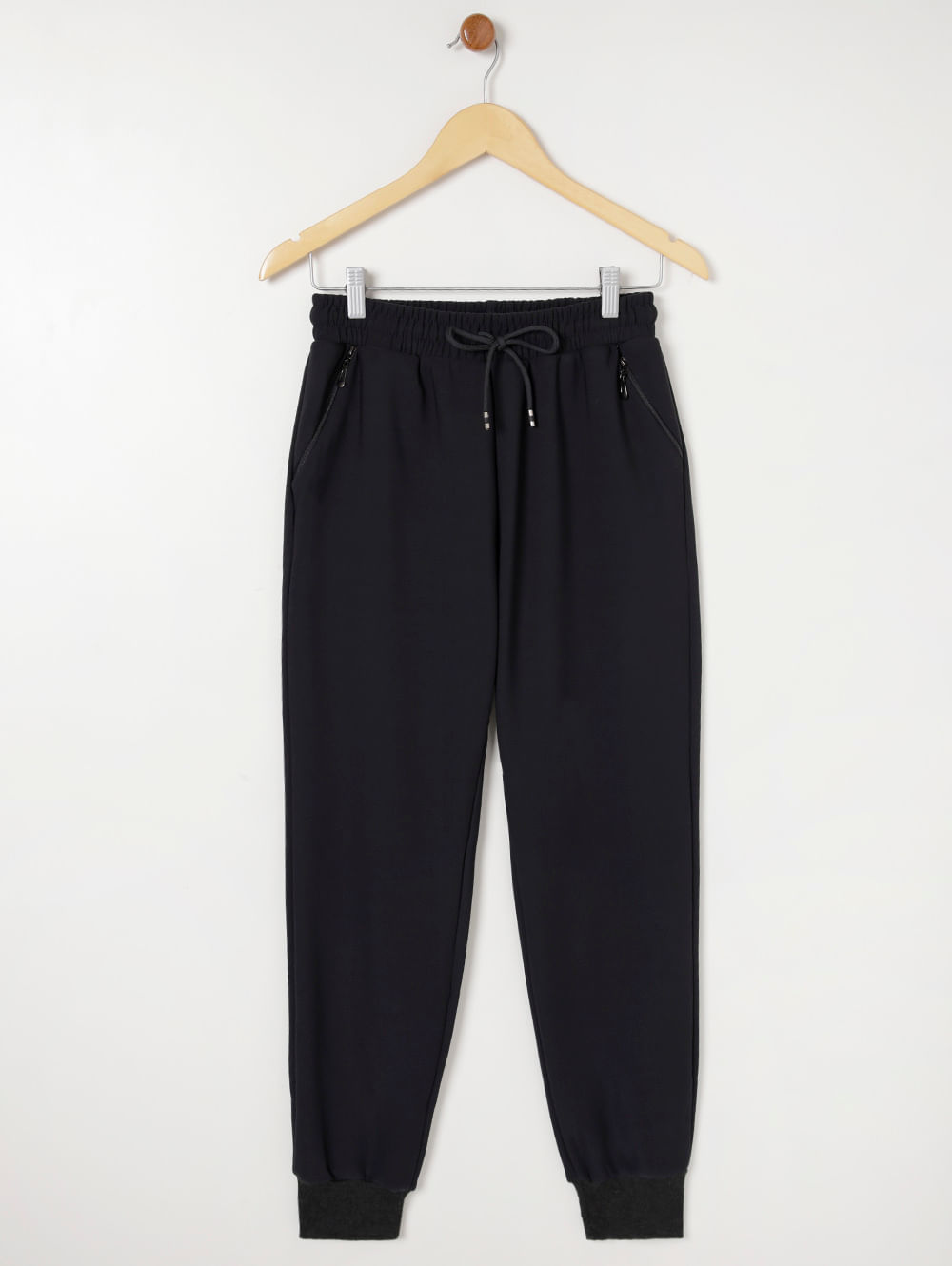 Calça Capri Feminina Preto - Lojas Pompéia