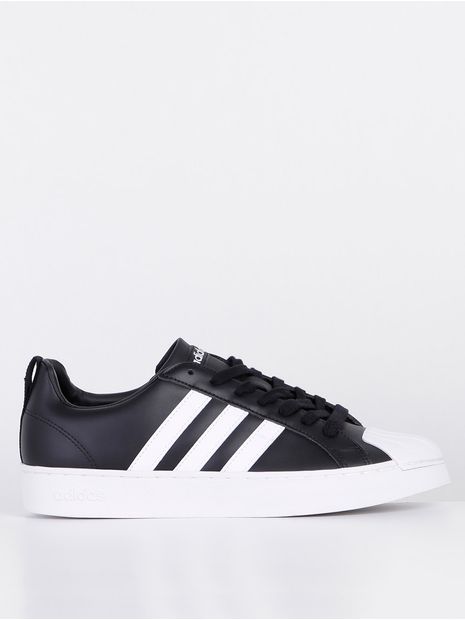 Tênis Casual Adidas Streetcheck Masculino Preto/Branco 44 Menor preço em Tênis Casual Adidas Streetcheck Masculino Preto/Branco 44