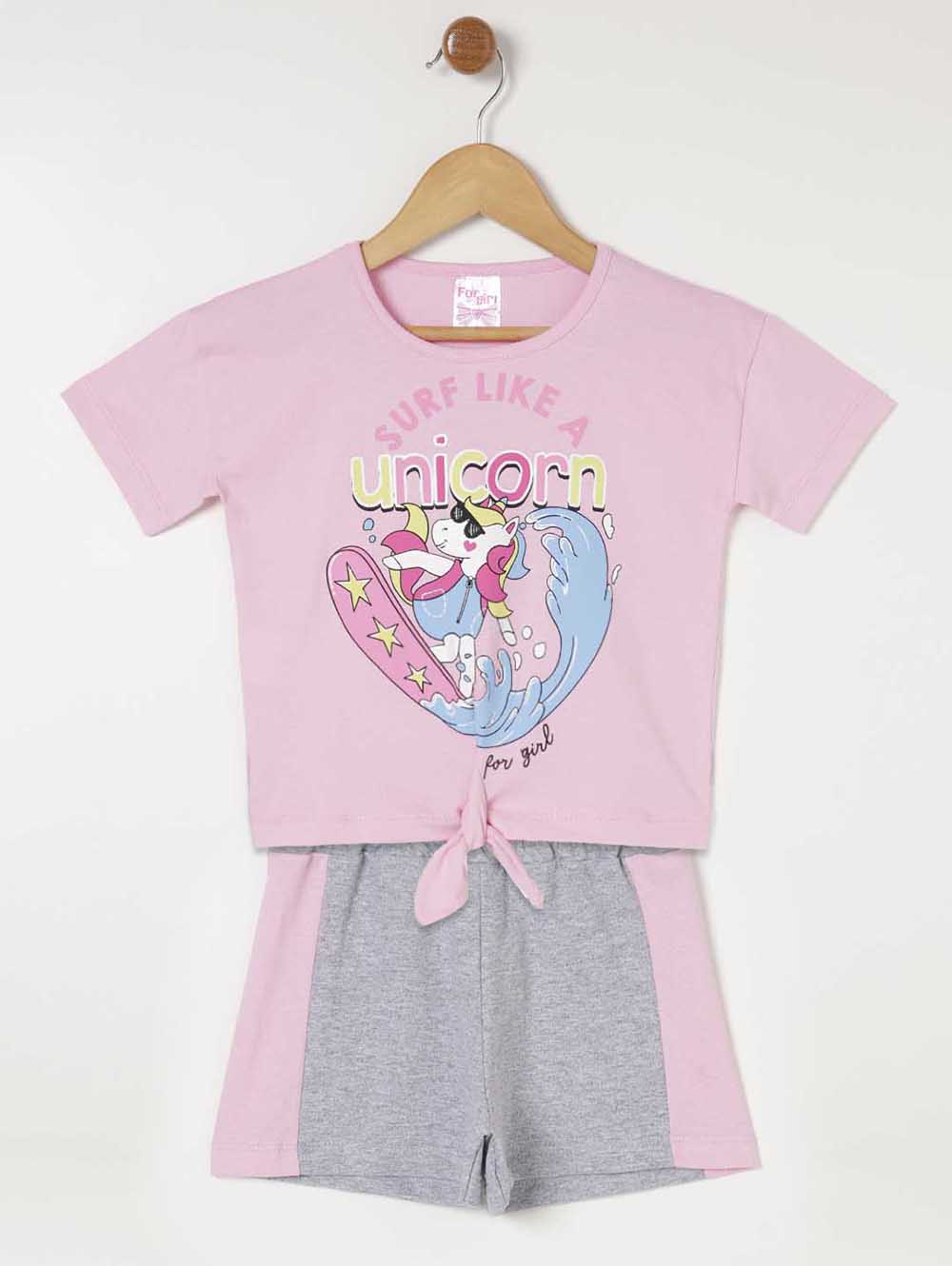 Camiseta Manga Longa My Little Pony Azul Marinho Mescla