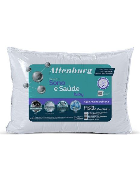 Travesseiro Altenburg Sono e Saúde Para Bebê - Branco Menor preço em Travesseiro Altenburg Sono e Saúde Para Bebê - Branco
