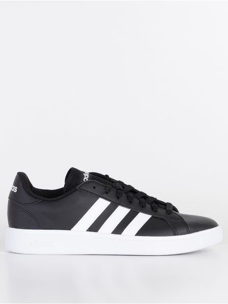 Tênis Casual Adidas Grand Court Masculino Preto/Branco/Preto 37 Menor preço em Tênis Casual Adidas Grand Court Masculino Preto/Branco/Preto 37
