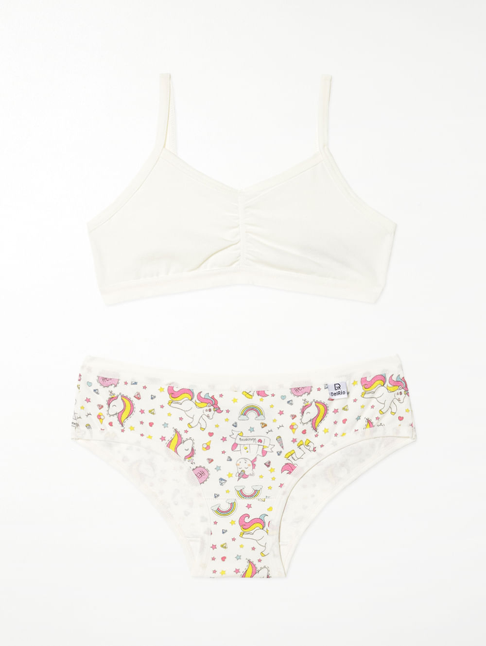 Conjunto de Lingerie Juvenil Para Menina - Rosa - Lojas Pompéia