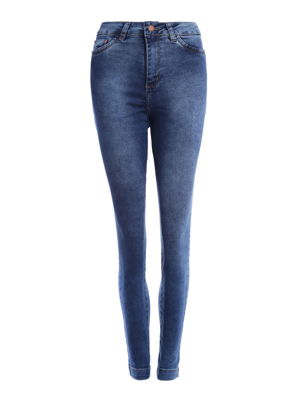 Calça Jeans Slouchy Feminina Azul - Lojas Pompéia