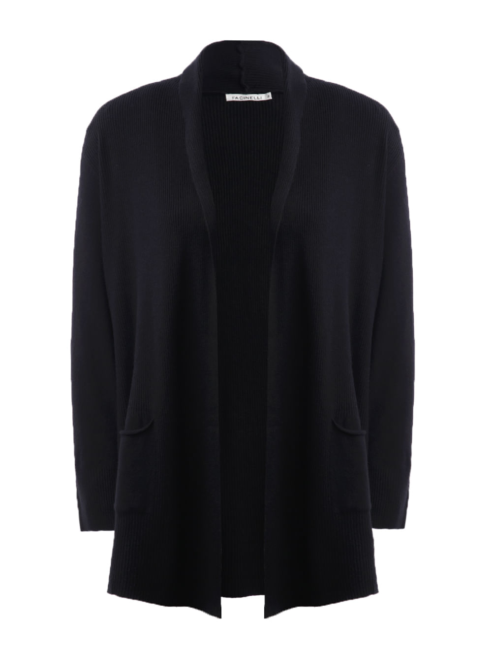 Tricot Casaquinho Feminino Preto Cardigan Feminino Tricot Curto