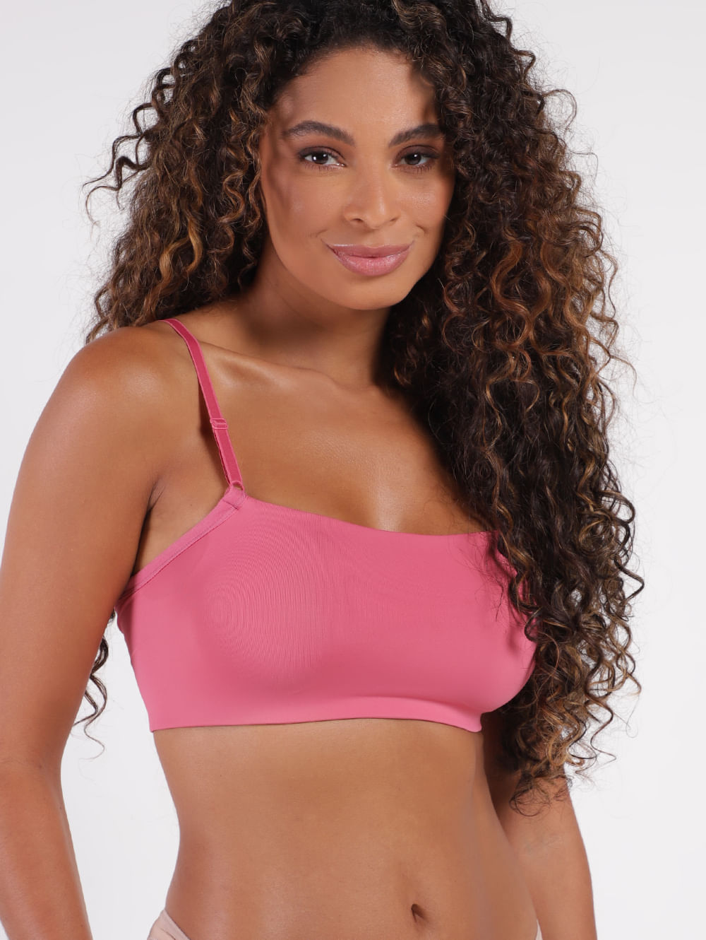 トップス mi.tan.pu.pu.pu1125 Sutiã Push Up Microfibra Marrom Cappuccino