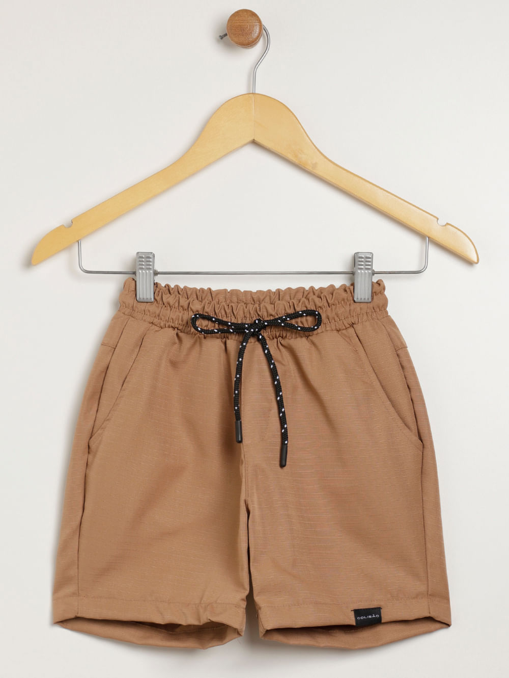 Bermuda Moletom Infantil Para Menino PRETO Lojas Pompéia