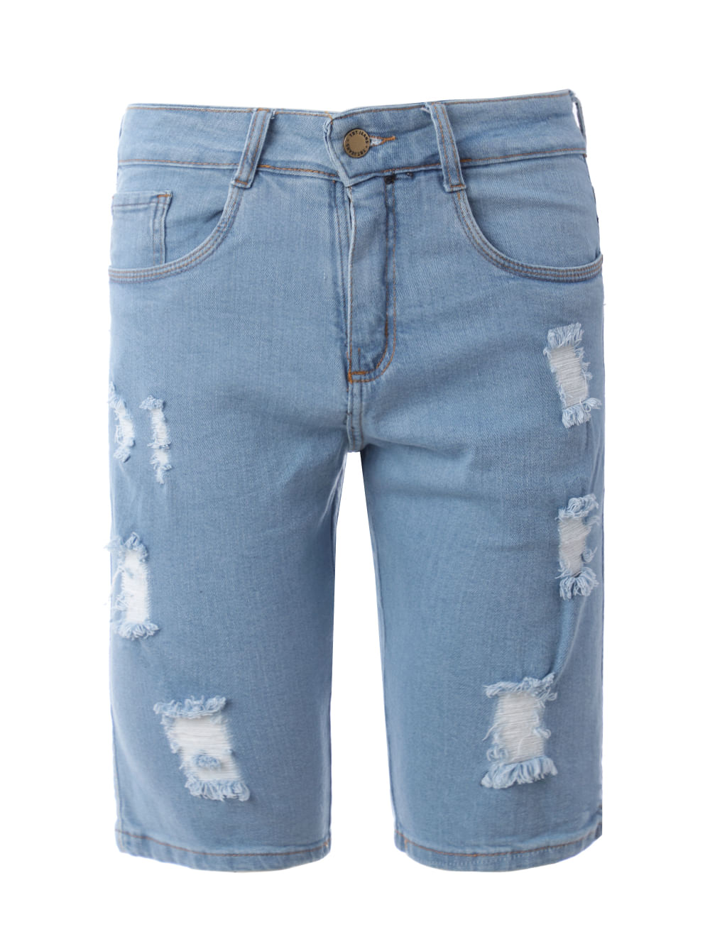 Bermuda Jeans Masculina AZUL