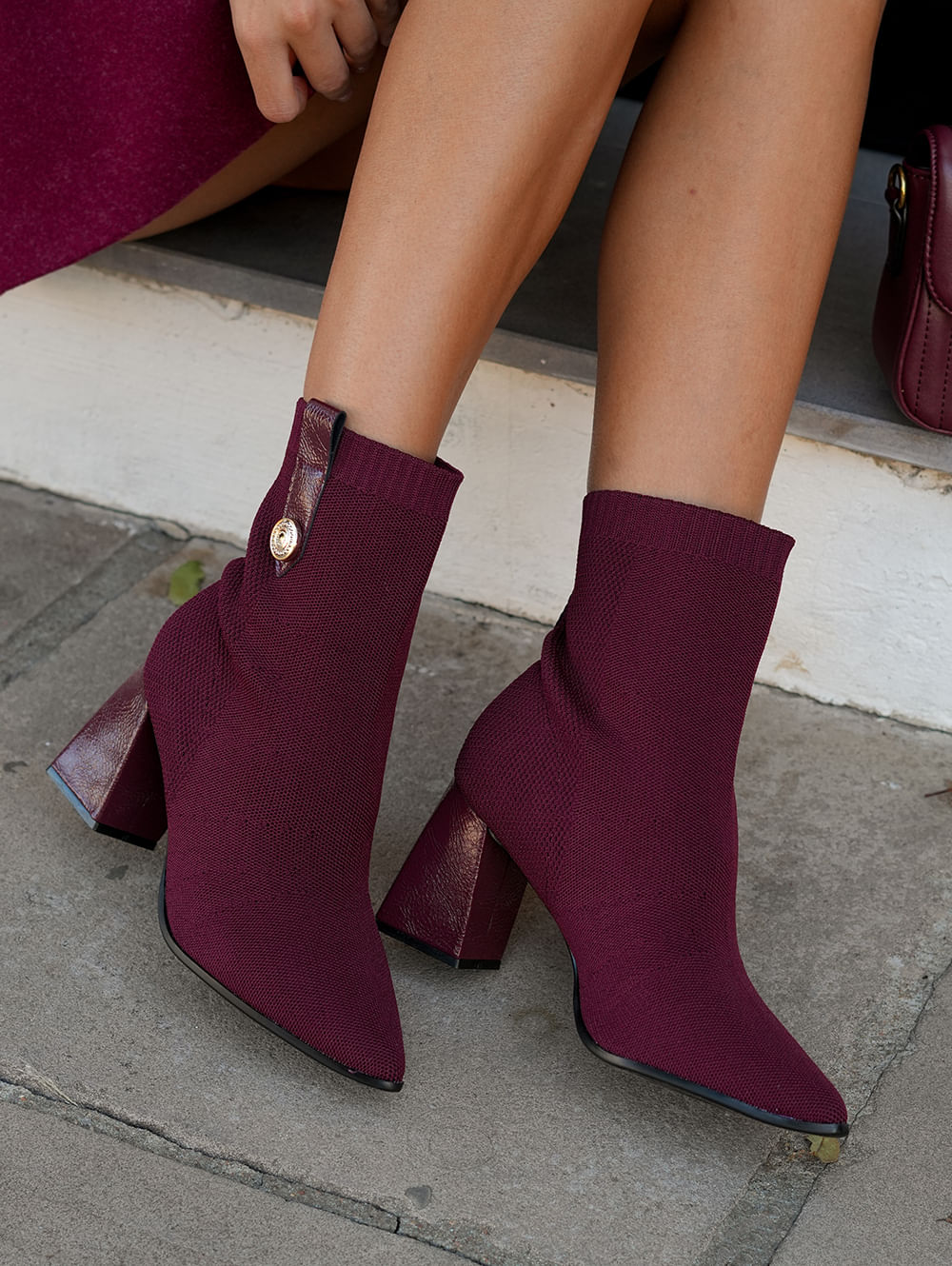 Bota Cano Curto Western Vizzano Feminina Lojas Pompéia