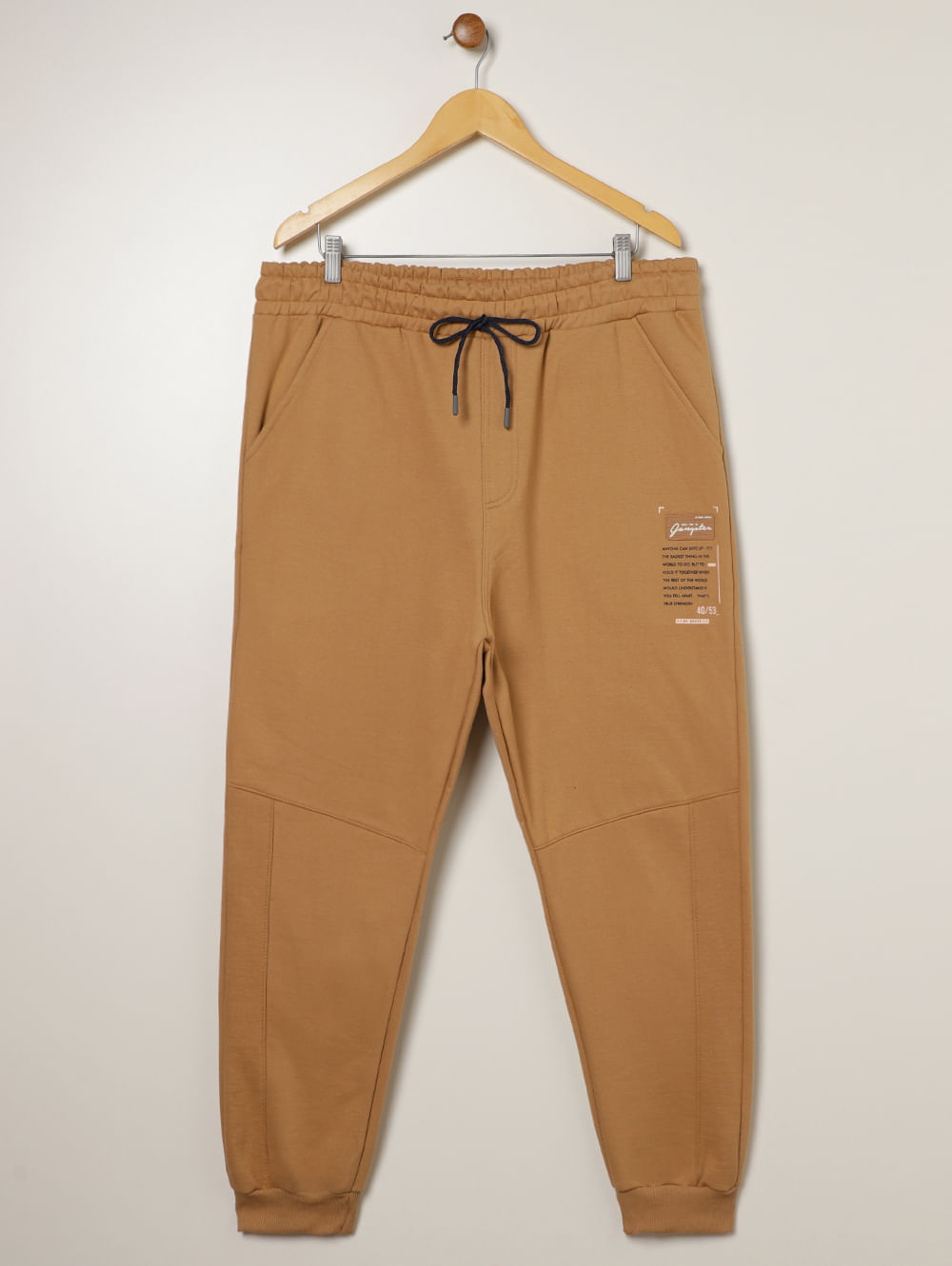 Calça Moletom Jogger Masculina PRETO Lojas Pompéia